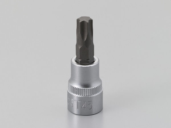 ヘクサロビュラ穴用ソケット トルクス T-45