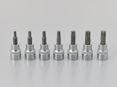 ヘクサロビュラ穴用ソケット トルクス T-50