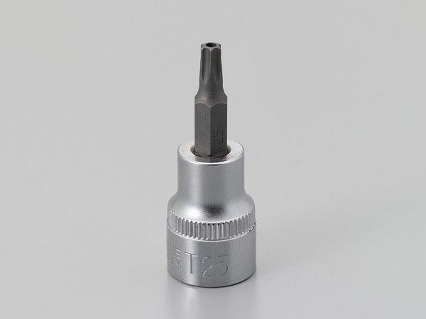 ヘクサロビュラ穴用ソケット ピン付きトルクス T-25H