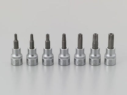 ヘクサロビュラ穴用ソケット ピン付きトルクス T-25H