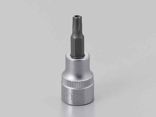 ヘクサロビュラ穴用ソケット ピン付きトルクス T-27H