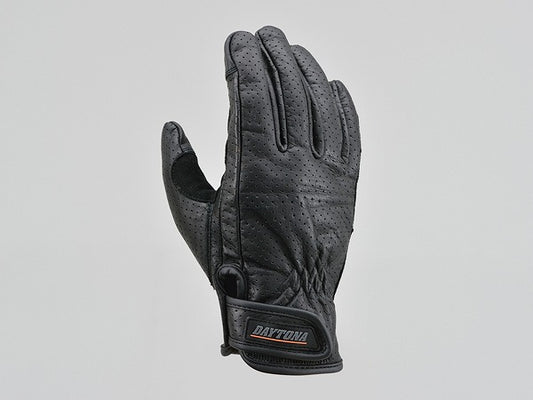 ヘンリービギンズ HBG-129 パンチングメッシュ スタンダード カウレザー グローブ ブラック Sサイズ スタンダード