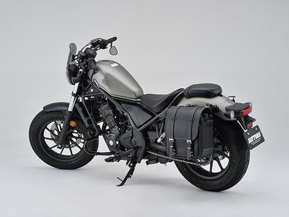 ヘンリービギンズ サドルバッグ DHS-18 ブラック 容量13L 合皮 汎用