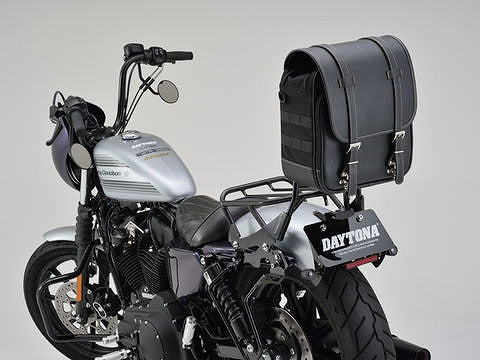 ヘンリービギンズ サドルバッグ DHS-18 ブラック 容量13L 合皮 汎用