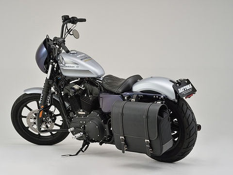 ヘンリービギンズ サドルバッグ DHS-19 ブラック 容量22L 合皮 汎用