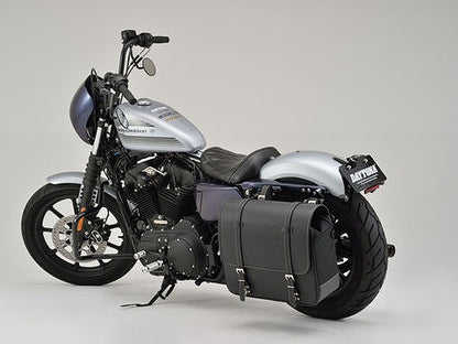 ヘンリービギンズ サドルバッグ DHS-19 ブラック 容量22L 合皮 汎用