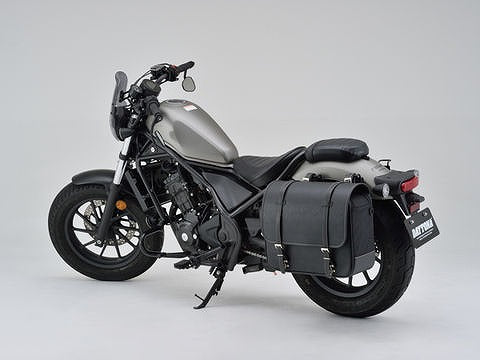 ヘンリービギンズ サドルバッグ DHS-19 ブラック 容量22L 合皮 汎用