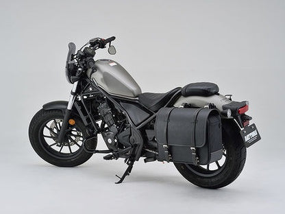 ヘンリービギンズ サドルバッグ DHS-19 ブラック 容量22L 合皮 汎用
