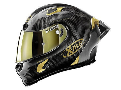 デイトナ 19820 NOLAN ノーラン X-lite X-803RS ULTRA CARBON ゴールデンエディション カーボン/33 L(59~60) バイク レーシングヘルメット 軽量 フルフェイス | NOLAN(ノーラン) バイク ヘルメット フルフェイス X-lite X
