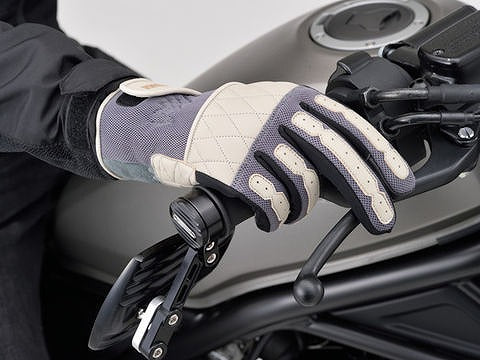 ヘンリービギンズ HBG-065 カフェメッシュグローブ アイボリー Mサイズ