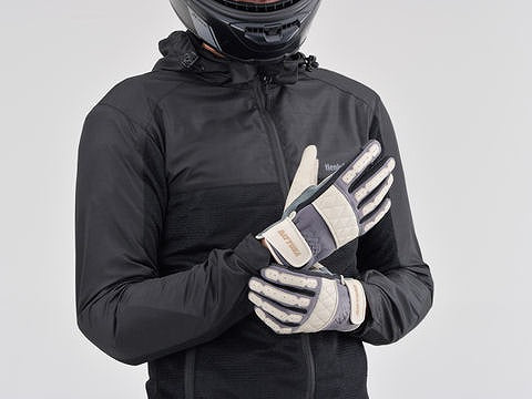 ヘンリービギンズ HBG-065 カフェメッシュグローブ アイボリー Lサイズ