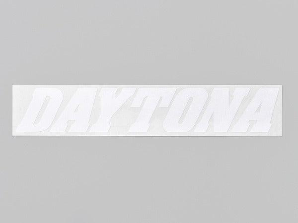 DAYTONA カットステッカー ホワイト 305mm×59mm 抜き文字