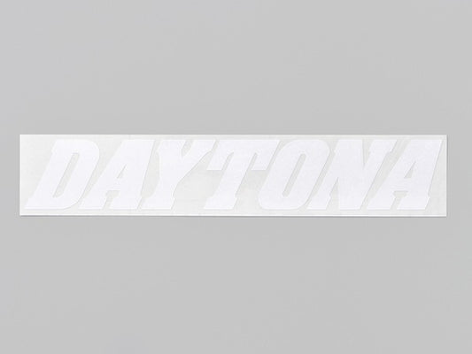 DAYTONA カットステッカー ホワイト 305mm×59mm 抜き文字