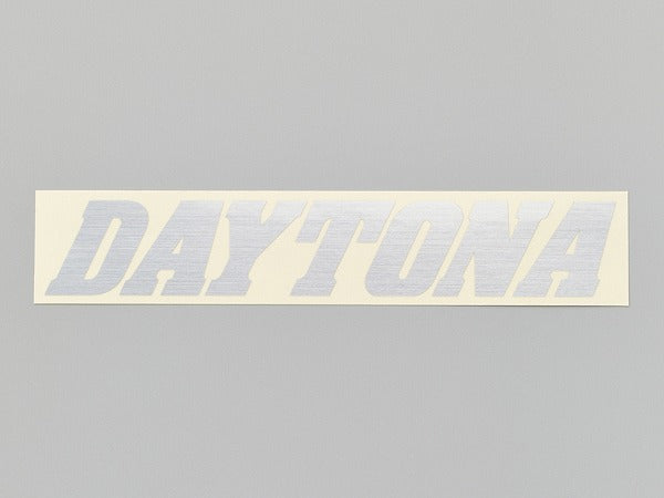 DAYTONA カットステッカー ヘアラインシルバー 155mm×30mm 抜き文字