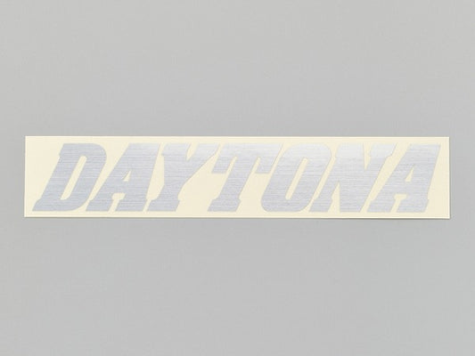 DAYTONA カットステッカー ヘアラインシルバー 155mm×30mm 抜き文字