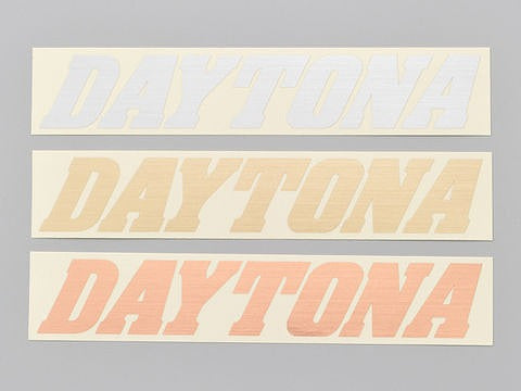 DAYTONA カットステッカー ヘアラインゴールド 155mm×30mm 抜き文字