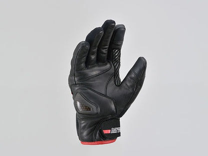 HBG-058 AW Sports Short Gloves - Short, Black/Red, M
