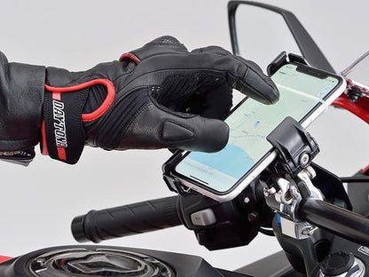 HBG-058 AW Sports Short Gloves - Short, Black/Red, M