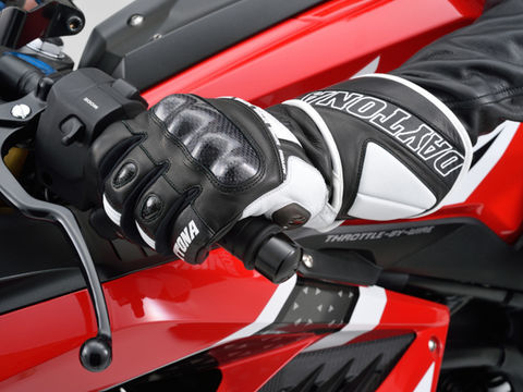 HBG-068 AW Sports Long Gloves Black/White L Size