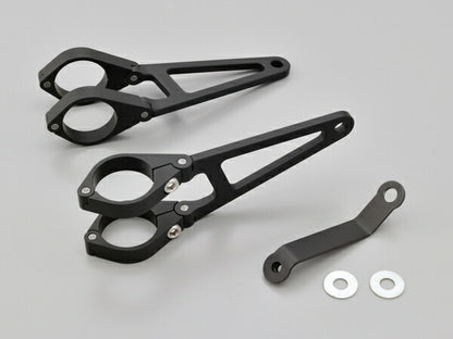 Normal Headlight Stay Set Black SR400/500