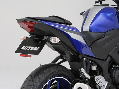LED Fender Eliminator Kit with Vehicle Inspection Compliant LED License Lamp YZF-R3/R25 MT03/25