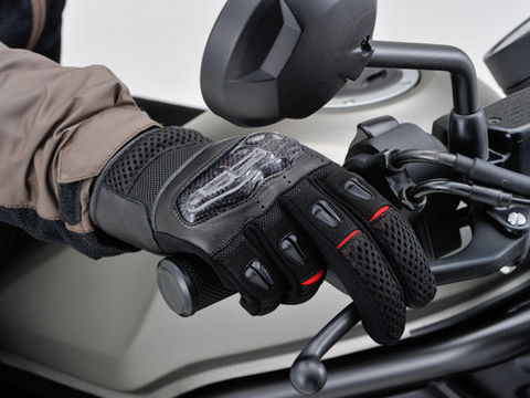 HBG-116 カーボンメッシュグローブ ブラック Sサイズ