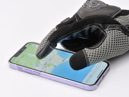 HBG-116 カーボンメッシュグローブ グレー Sサイズ