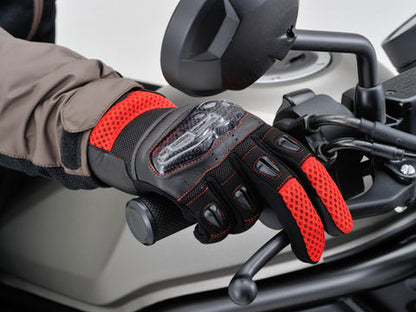 HBG-116 カーボンメッシュグローブ レッド Sサイズ