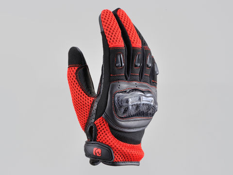 HBG-116 カーボンメッシュグローブ レッド Lサイズ