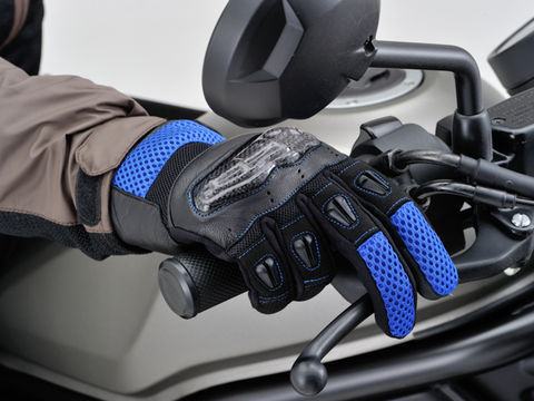 HBG-116 カーボンメッシュグローブ ブルー Sサイズ