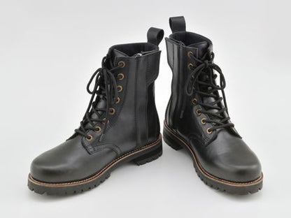 HBS-007 ミドルブーツ ブラック 24.5cm