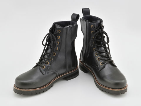 HBS-007 Mid-Calf Boots Black 25.5cm
