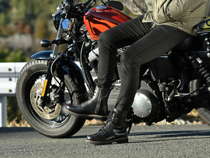 HBS-007 Mid-Calf Boots Black 25.5cm