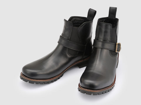 HBS-008 Side Gore Boots Black 27.0cm