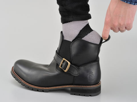 HBS-008 Side Gore Boots Black 27.0cm