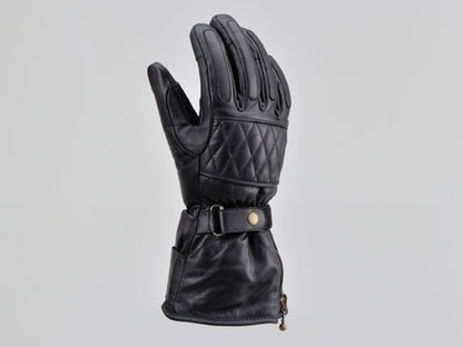 HBG-076 Cowhide Long Winter Gloves Black M Size