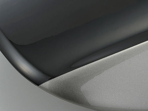 Single Seat Cowl, Black/Silver Metallic, HAWK11