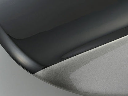 Single Seat Cowl, Black/Silver Metallic, HAWK11