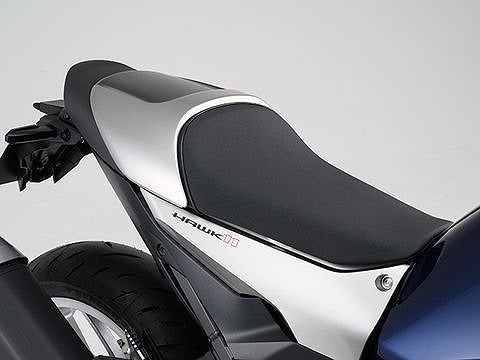 Single Seat Cowl, Black/Silver Metallic, HAWK11