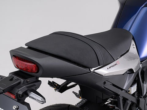 Single Seat Cowl Blue/Silver Metallic HAWK11