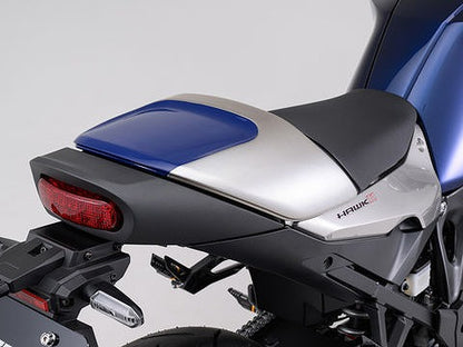 Single Seat Cowl Blue/Silver Metallic HAWK11
