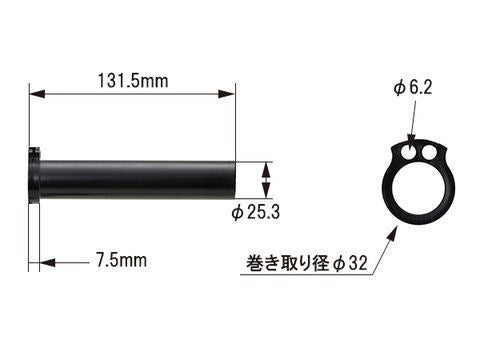 FLATスロットルスリーブ 黒 KAWASAKI-2