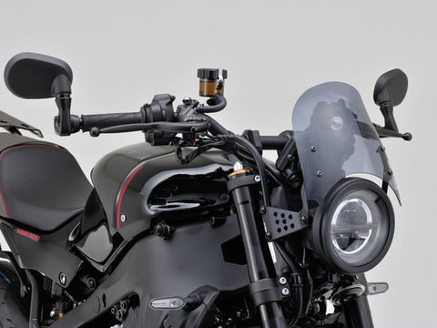 バイザー取付ステー ブラック XSR900