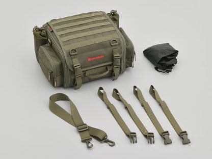 ヘンリービギンズ DH-762 ツーリングシートバッグベーシック グリーン Sサイズ 20～26L 2.0kg