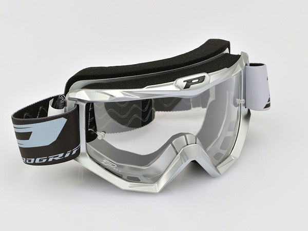PROGRIP プログリップ 3201レースラインゴーグル シルバー