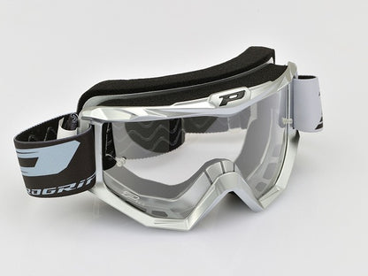 PROGRIP プログリップ 3201レースラインゴーグル シルバー