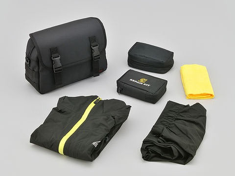 HB ヘンリービギンズ DHS-23 サドルバッグ ブラック 6L