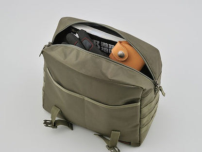 HB ヘンリービギンズ DHS-26 サドルバッグ グリーン 15L