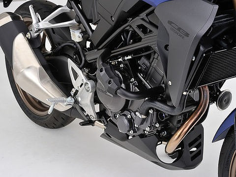 パイプエンジンガード 左右セット マットブラック パイプ径φ25.4 CB250R