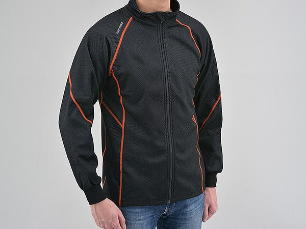 DI-002FA 防風防寒インナーフルZIP オレンジ M